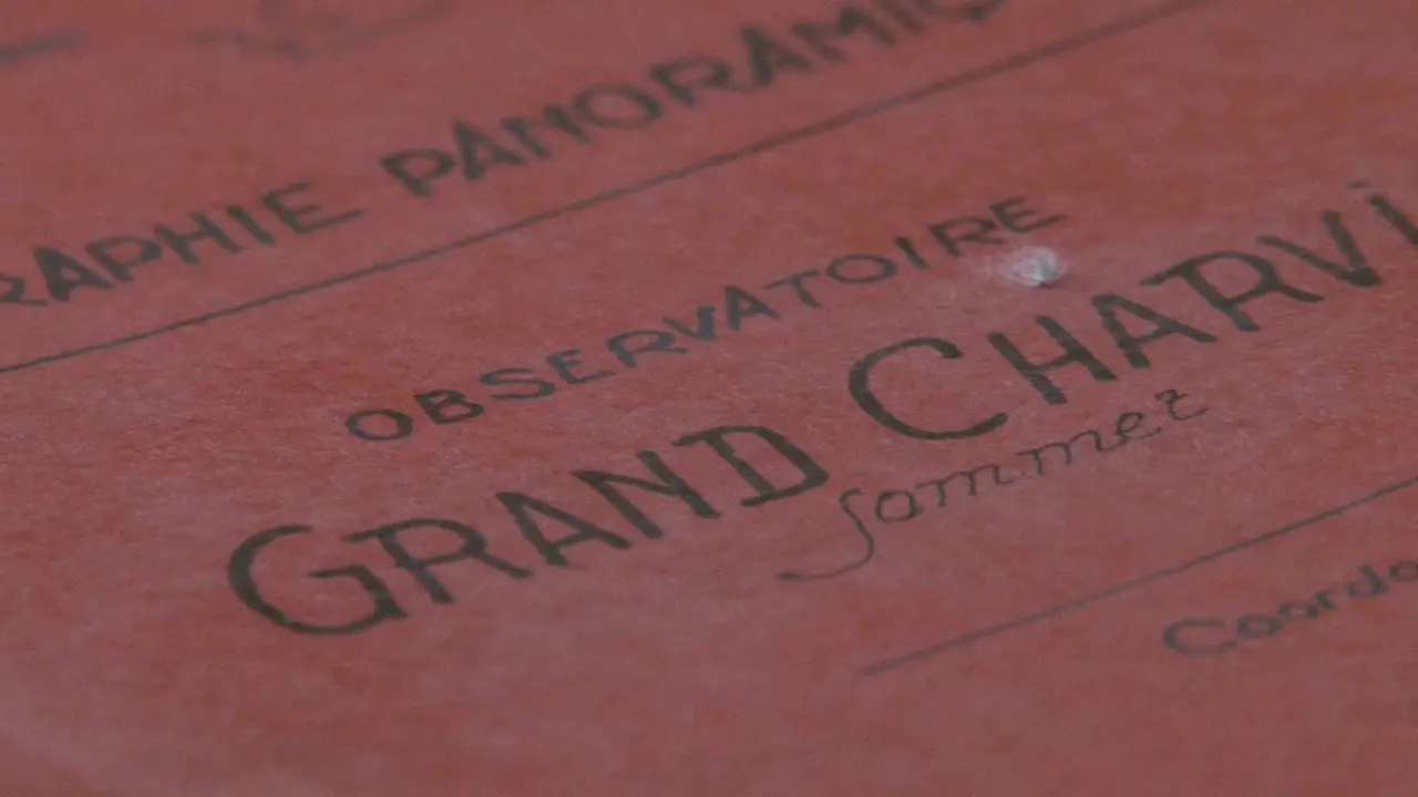 Documento storico dell’osservatorio del Grand Chaberton